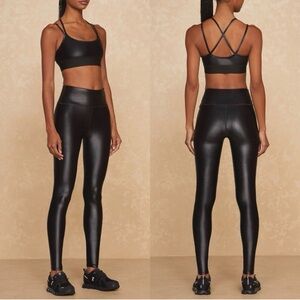 Noli Yoga Liquid Legging Black Gloss Size Small